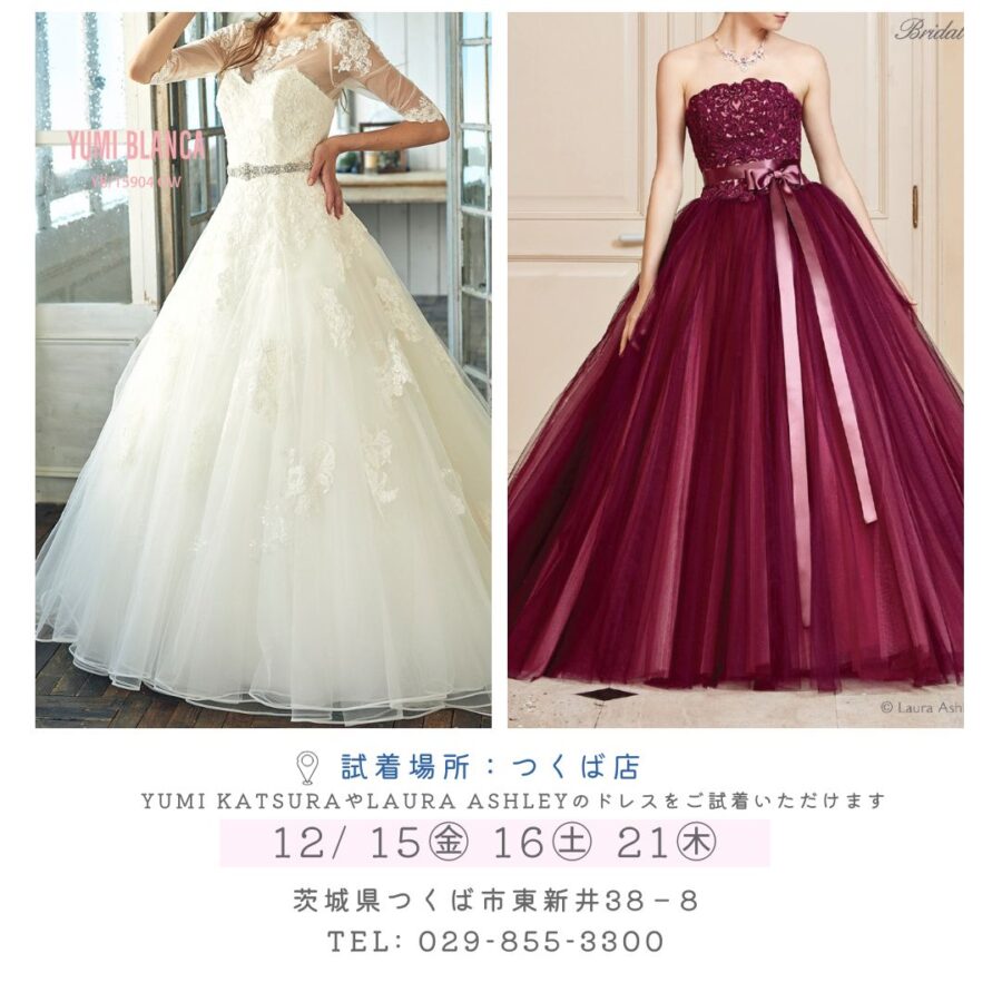ドレス試着バトン WEEK